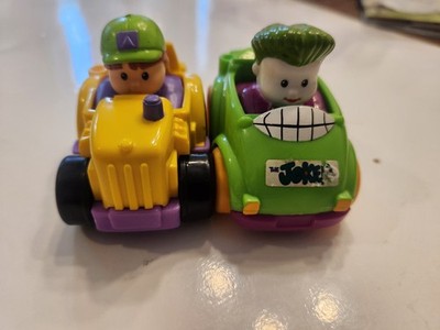 Little People Wheelies 2pk Joker And Construction 