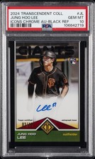 2024 TRANSCENDENT COLL TRANSCENDENT ICONS CHROME AUTOS JUNG HOO LEE 3/10 PSA 10