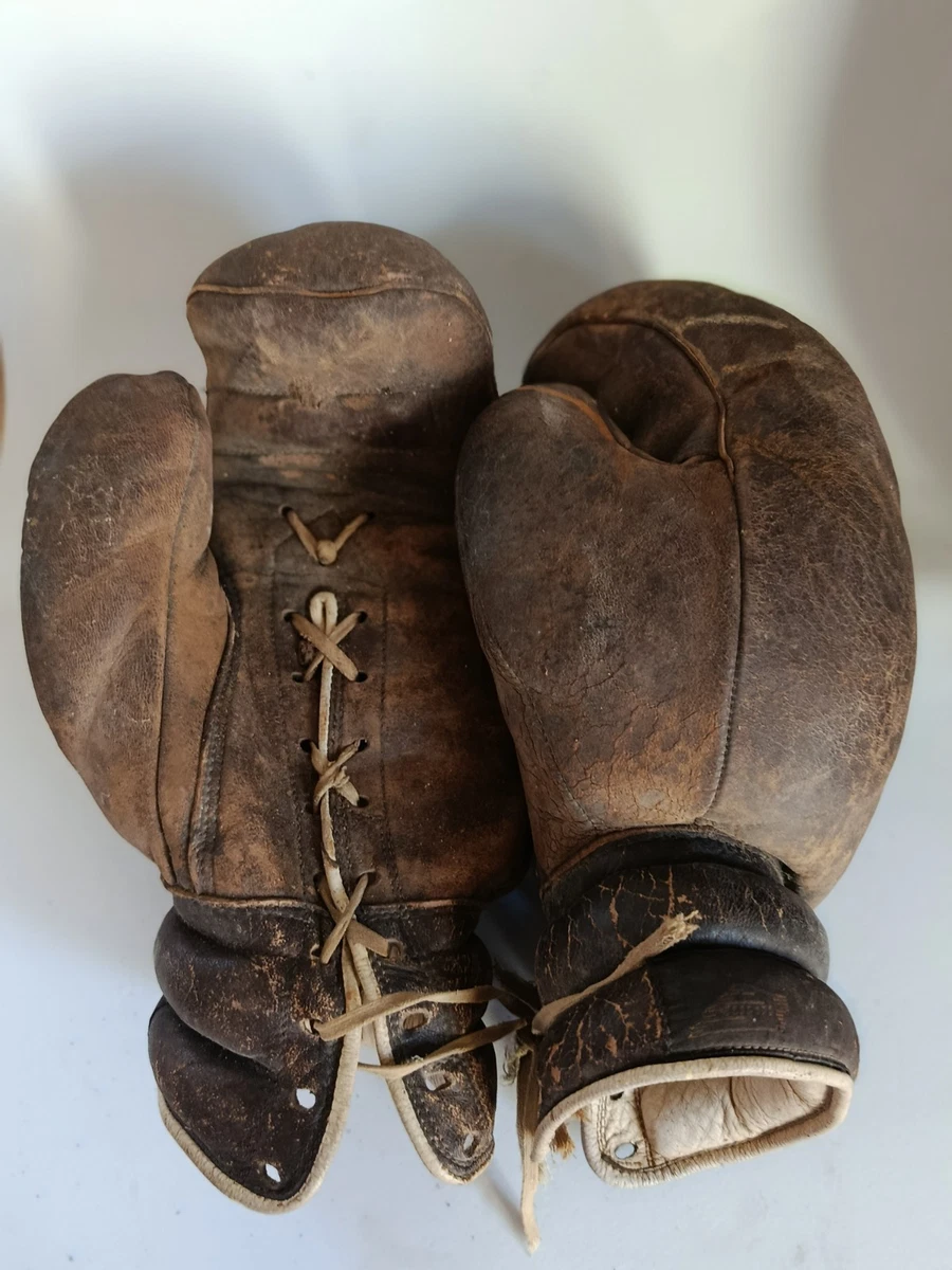 Anciens Gants De Boxe - Vintage - Très Bon état