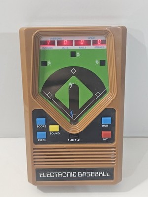 Vtg Electronic Baseball Handheld Game by MATTEL Tabletop Video Tested Works