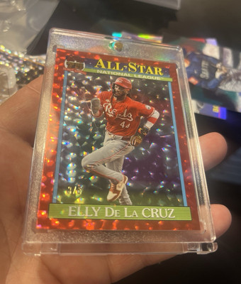 Topps 75 Years of Baseball Elly De La Cruz Reds All-Star NL Leaders 3/5