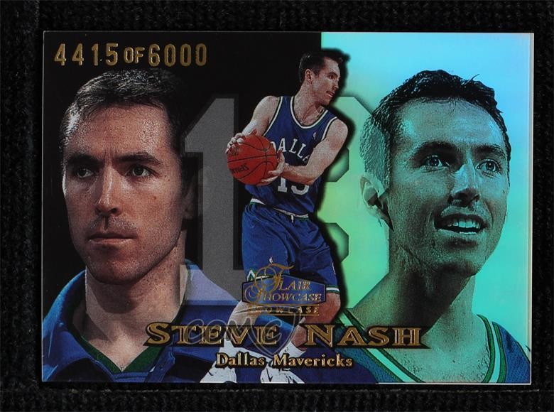 1998-99 Flair Showcase Row 1 4415/6000 Steve Nash #84 HOF 18ms