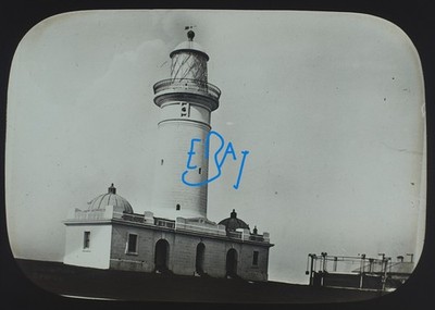 AUSTRALIEN Foto SYDNEY LEUCHTTURM UM 1890 VIKTORIANISCH magische Laterne Dia
