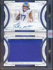 Puka Nacua 2023 National Treasures Jumbo Prime RC Patch Auto Booklet /99