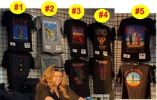 NUEVA Camiseta Rush Band Fifty Something North American Tour 2026 reimpresión
