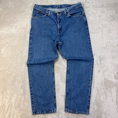 Vintage Lee Jeans Mens 34x29 (Tag 38x29) Made in USA Regular Straight Leg Blue