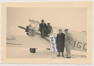 Böblingen Flugplatz Flugzeug Klemm Kl 31a  D-IGOL Vorkriegszeit 1936  (3181n)