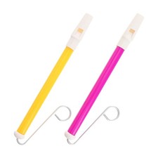 2pcs Plastic Slide Whistles Wear-resistant Children Whistles Interesting Kids