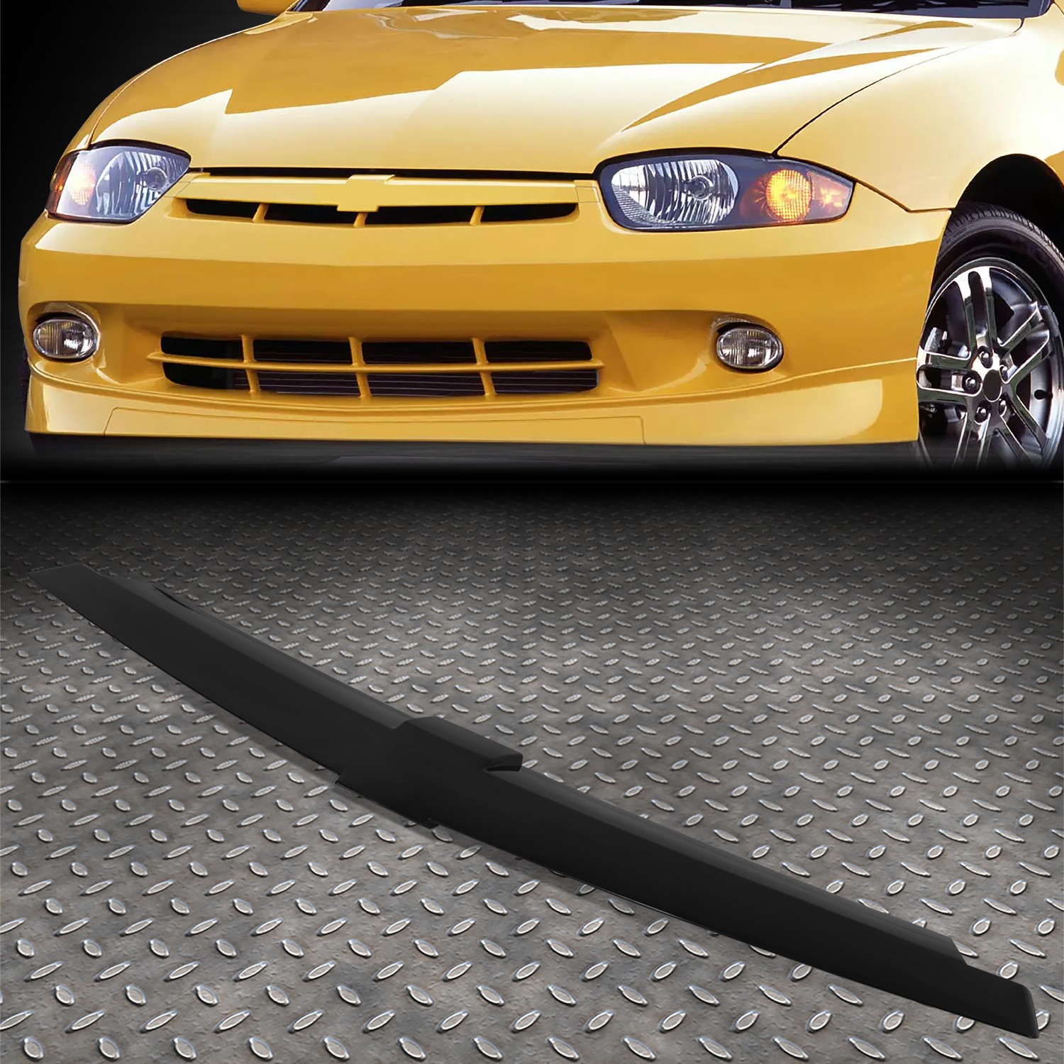 For 03-05 Chevy Cavalier Front Grille Upper Molding Trim w/o Emblem Provision