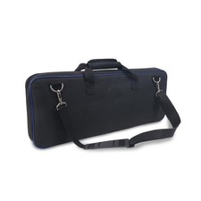 Borsa Universale In Pelle Per Tastiera Logitech K380, Custodia Sottile E Portatile, Ecopelle Con Interno Scamosciato, Colore Azzurro