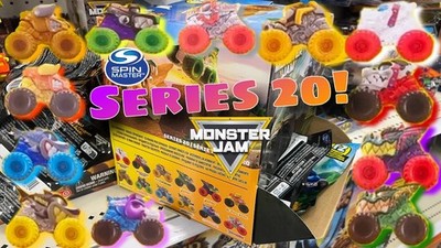 Monster Jam Mini Jams Series 20 Complete Set Of 12 (Sealed) w/ Display Box