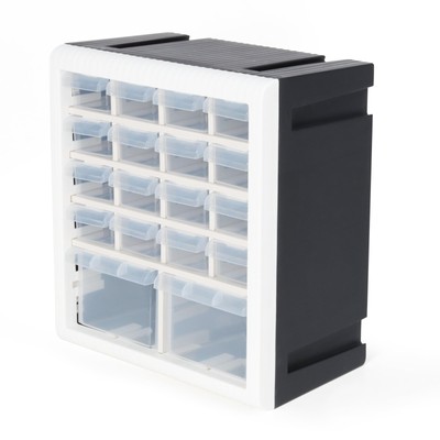 Craft Cabinet Storage, Hardware Storage Organizer, 18 Drawer Plastic Screw St...
