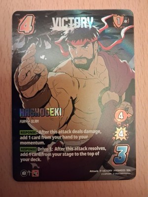 Hashogeki Victory Promo Universus Street Fighter PROMO25 104 Nesr Mint Unplayed