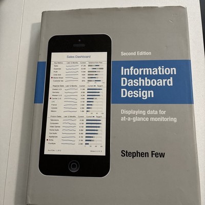 Information Dashboard Design - Hardcover By Few, Stephen - VERY GOOD 