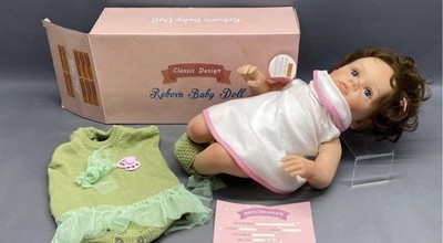 Reborn Baby Doll With Box And Accessories Vintage 1 Of 500 002301