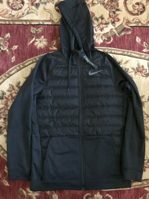 nike therma hooded nylon jacket