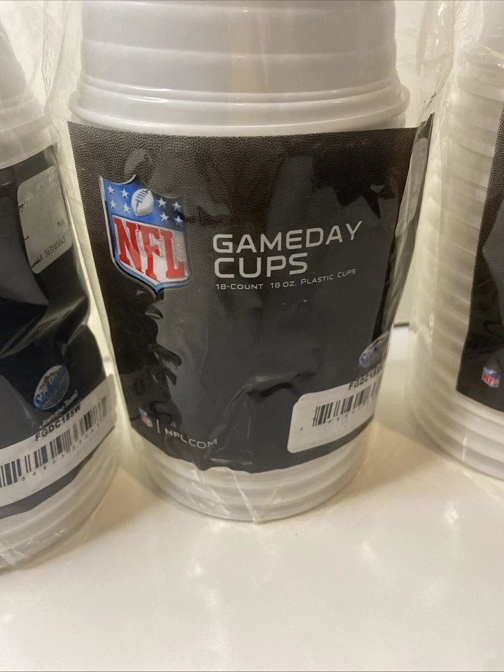 54 xícaras de plástico Tennessee Titans Football League licenciadas festa/dia do jogo - 18 oz - Imagem 3 de 3