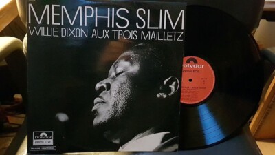 Memphis Slim & Willie Dixon    Aux Trois Mailletz 33T LP EX/EX Polydor   658148