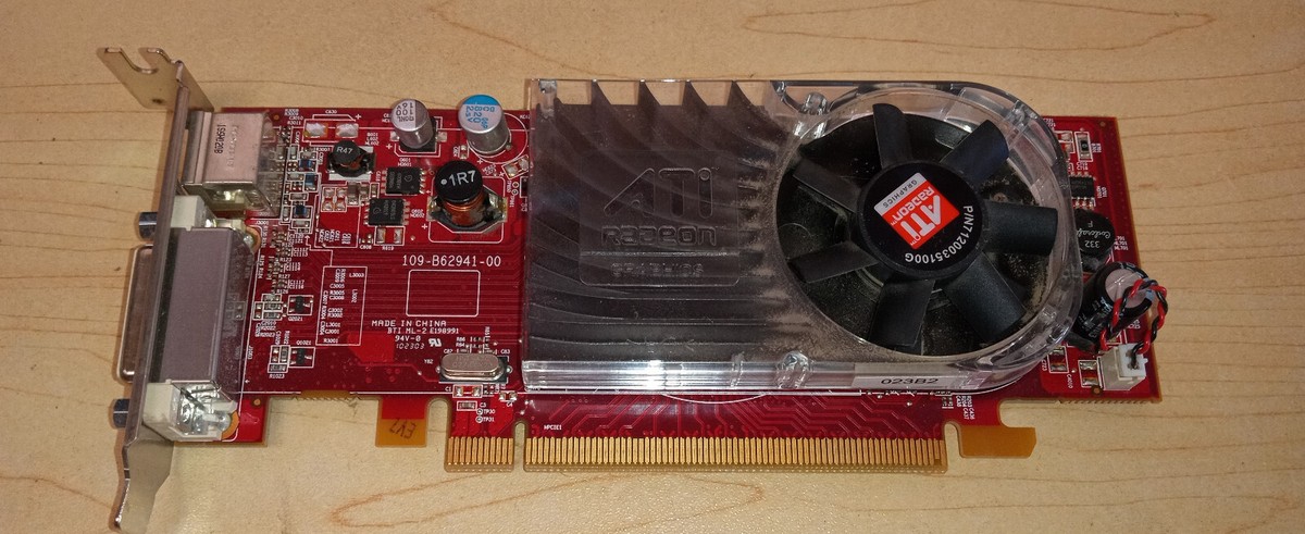 AMD Radeon HD 3450 256mb ATI Video Card & Dms-59 to Duall