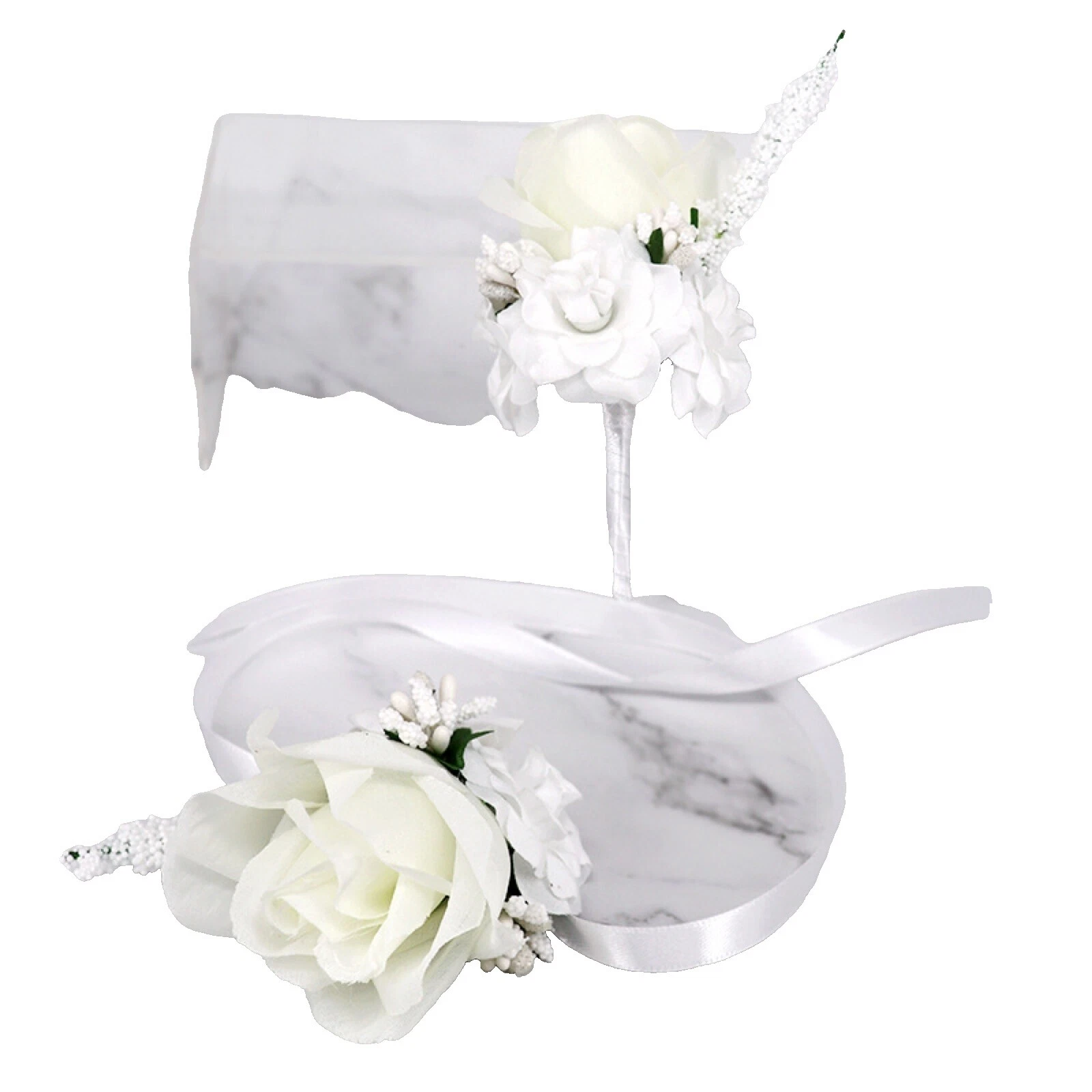 Ivory Wedding Flowers, Petals & Garlands