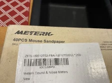 METERK Detail Sanding Paper Kit Mouse Sandpaper 140*100mm 6Holes 40pcs M1R9