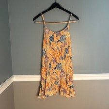 Urban Outfitters Floral Print Mini Dress Sleeveless babydoll tropical beach