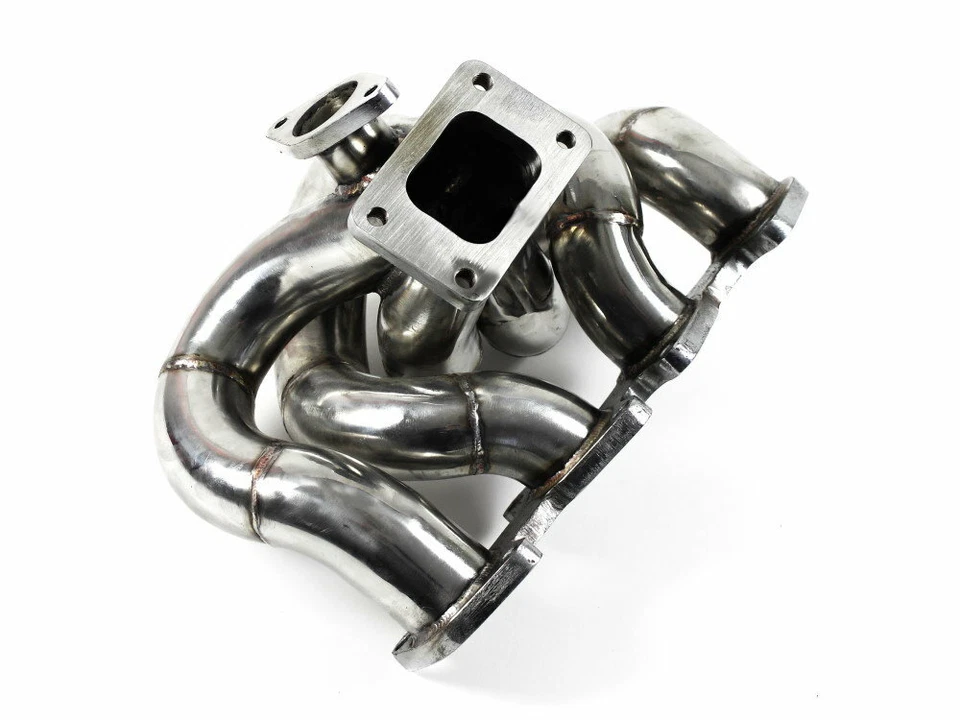 Inox Tuyau Collecteur 1,8+2,0 Litre 16V VW Moteur T3 Turbo-Collecteur 38mm Wg - Photo 1/1