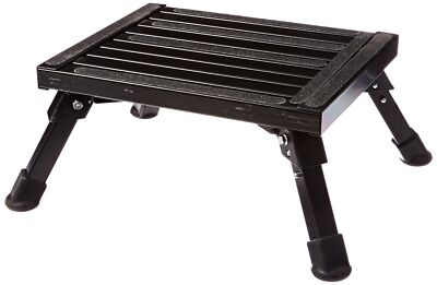 Safety Step S-07C-BLK Black 11'' X 14'' Small Folding Step