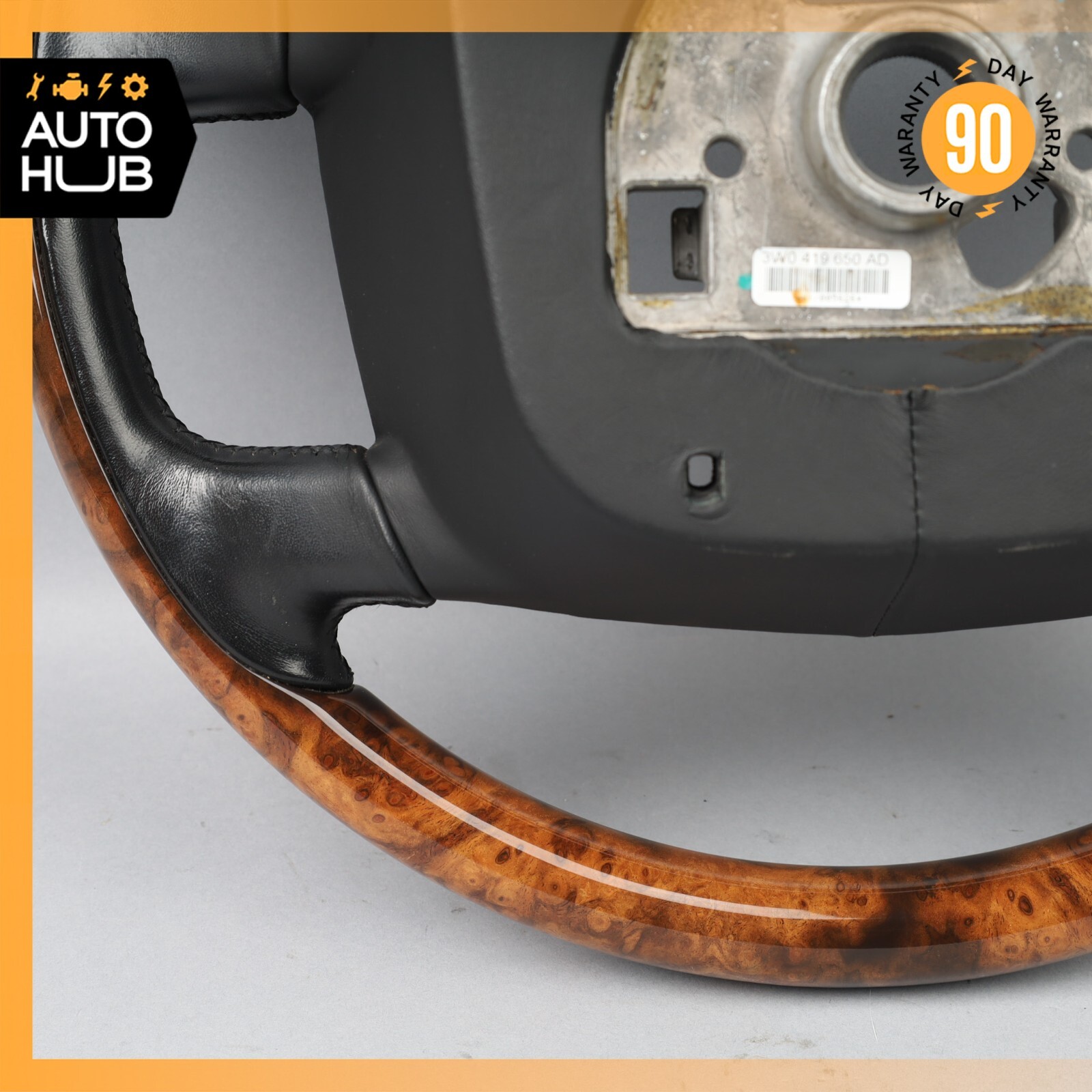 03-10 Bentley Continental Flying Spur GTC GT Driver Steering Wheel Wood OEM
