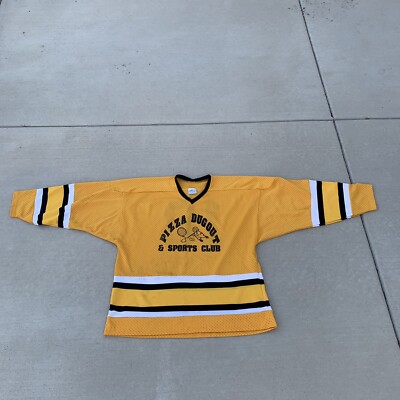 Maillot De Hockey Vintage Homme Athletic Sewing Inc. - Taille L - Vert/Jaune/Blanc