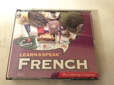 LEARN TO SPEAK FRENCH - VER 81 - CD-ROM - VERY GOOD