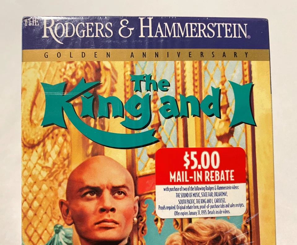 New Sealed The King And I Golden Anniversary VHS Tape & Audio Cassette Fox Video - Image 2 of 4