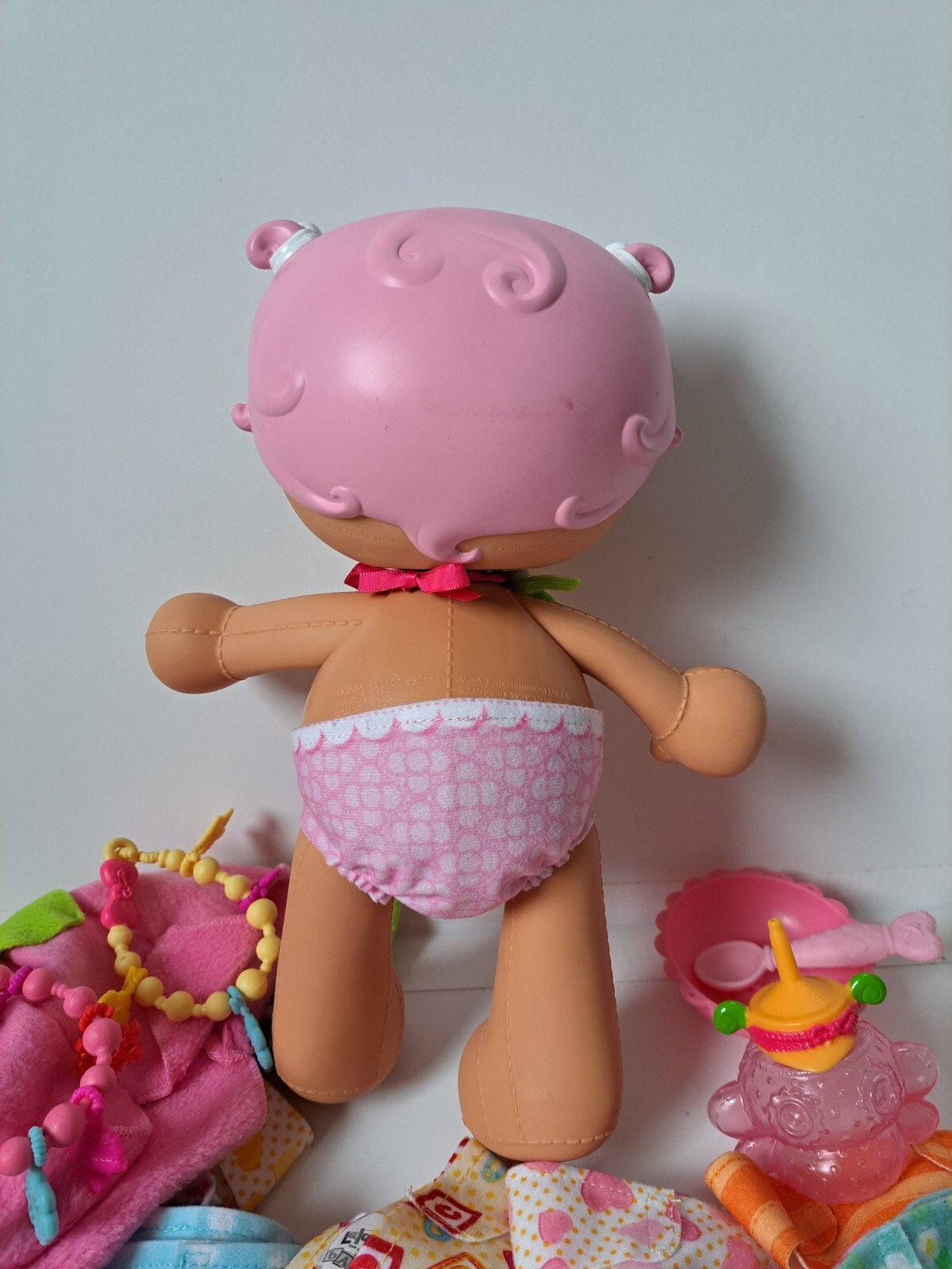 LALALOOPSY BABIES - BLOSSOM FLOWERPOT - BABY DOLL + DIAPERS - 2013 MGA