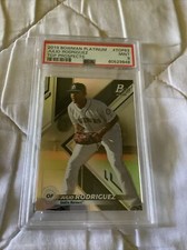 JULIO RODRIGUEZ  2019 Bowman Platinum Top Prospects #TOP63 Rookie PSA 9 Mint