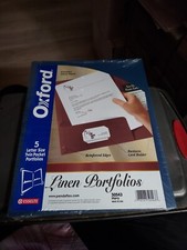 Esselte Ess-50543 Oxford Linen Twin Pocket Portfolio - Letter 8.5" X BRAND NEW