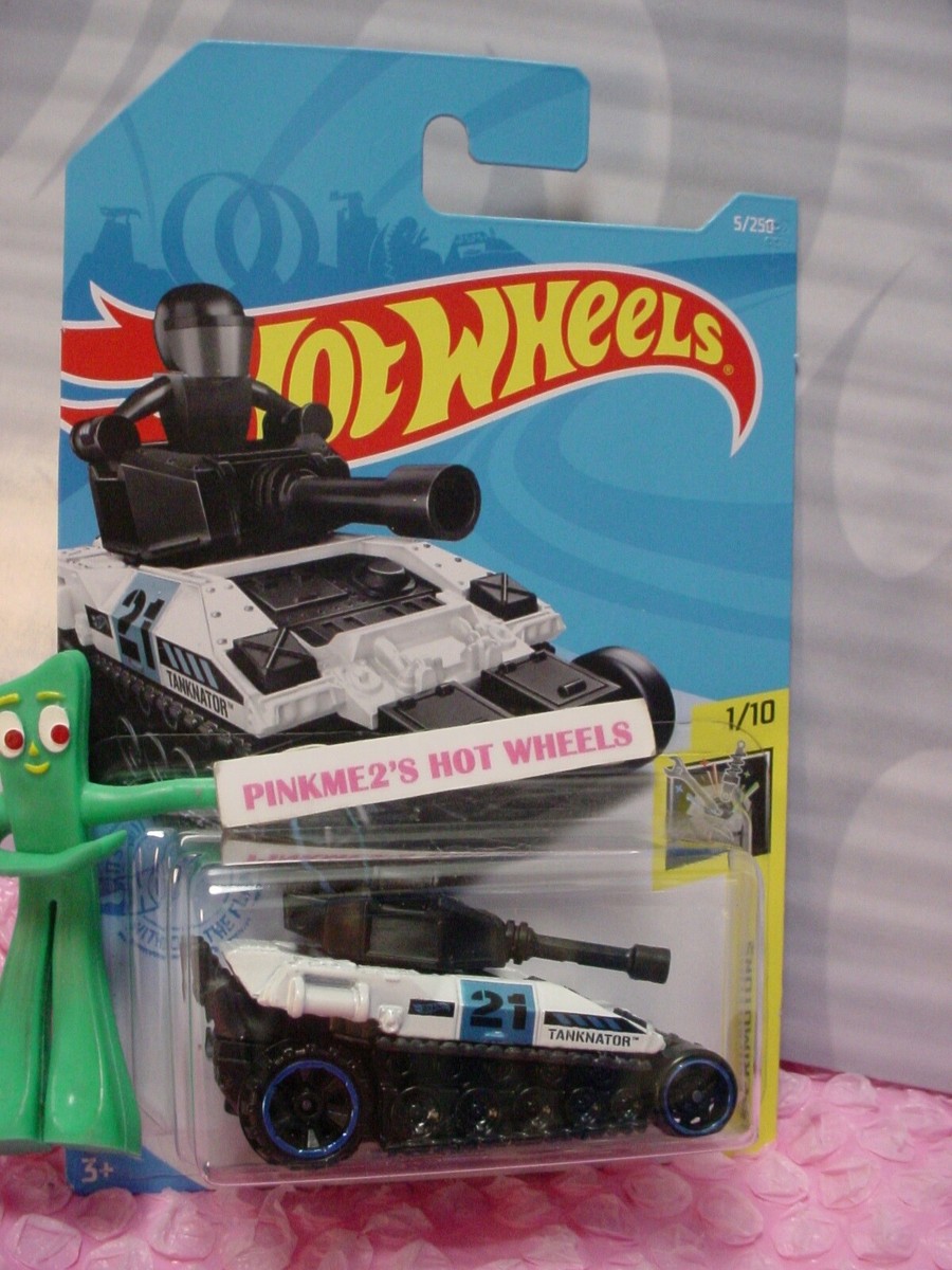 2021 i Hot Wheels TANKNATOR #5 ☆white/black tank; 21