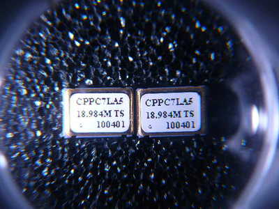 CPPC7L-A5BP 18.984MHz Field Programmable Oscillator CMOS 5X7 Ceramic 3.3V Qty.2