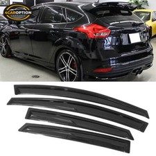 Fits 12-18 Ford Focus Window Visors Rain Sun Guard Vent