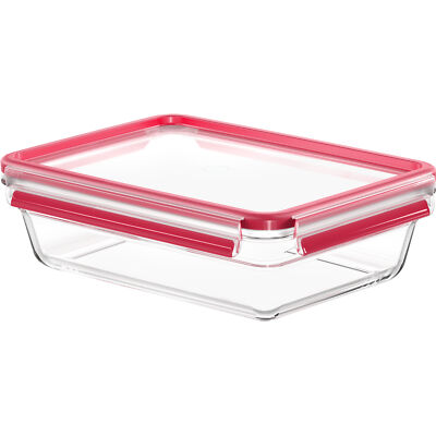 Emsa CLIP & CLOSE Glas-Frischhaltedose 2,0 Liter, Dose, transparent
