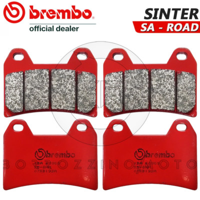 4 x Front Brembo Sinter Sa Moto Guzzi V11 Le Mans 1100 2004 Brake Pads