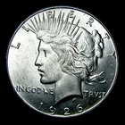 1926-S Peace Dollar Silver ---- Gem BU Coin ---- #215E