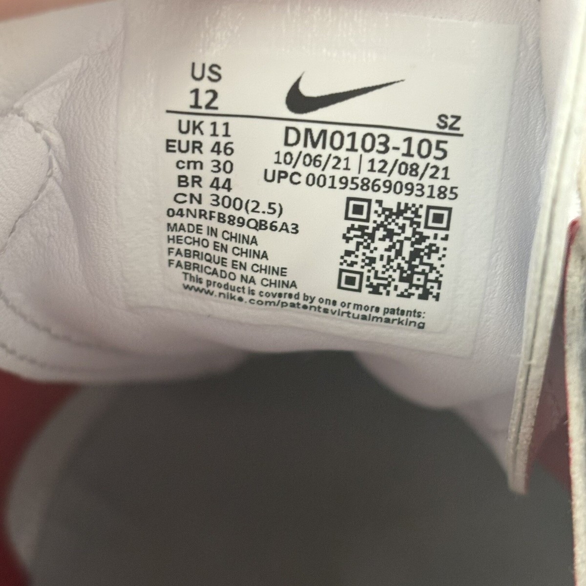 Nike Jordan ADG 4 Golf Shoes White Cement / Red DM0103-105 Nike Jordan ADG 4 Golf Shoes White Cement / Red DM0103-105