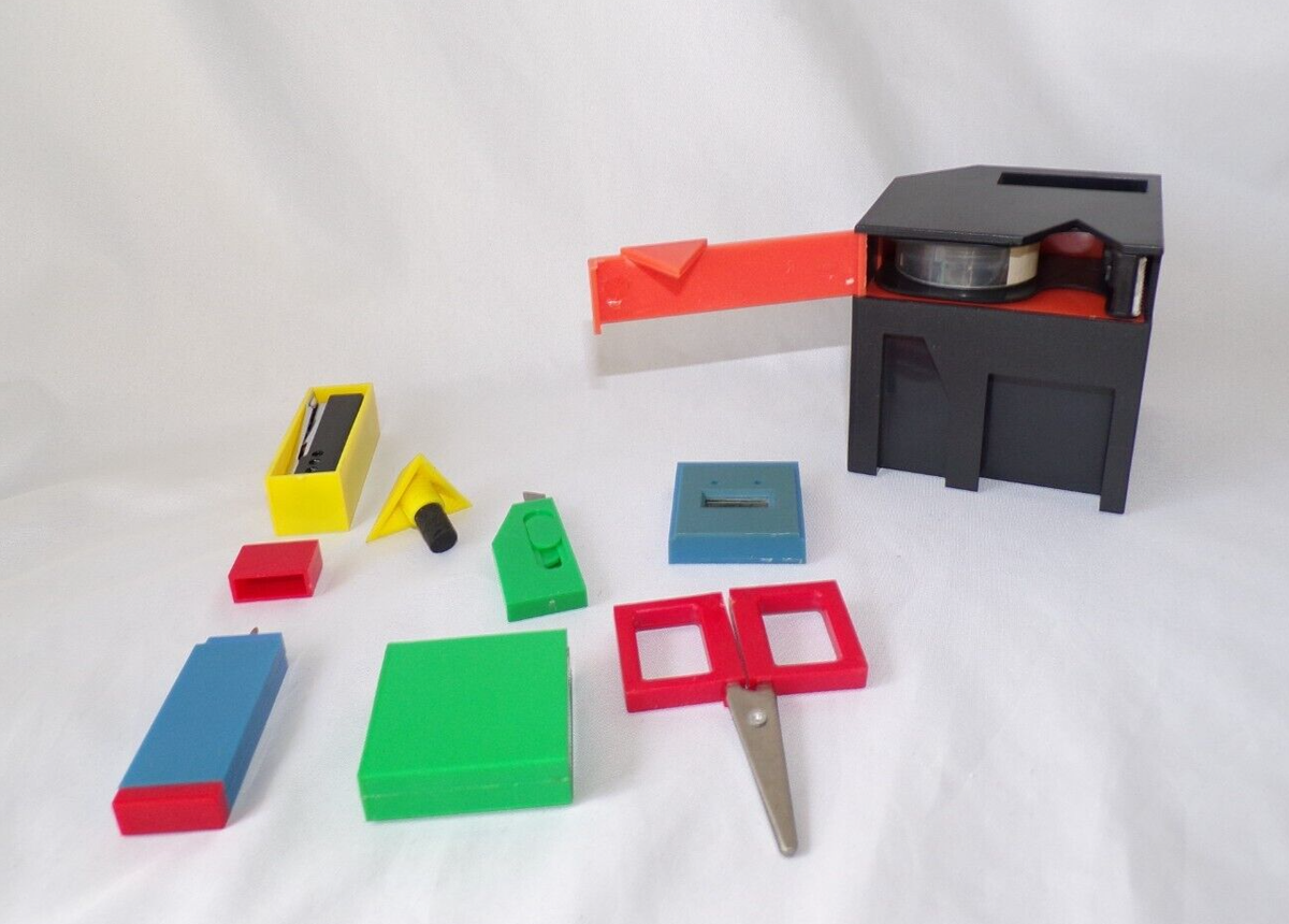 1980'S POSTMODERN MAGIC CUBE DESK ACCESSORY GEORGE MATSUMOTO