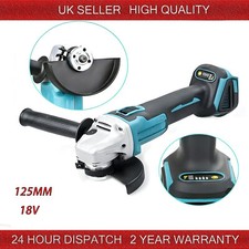 Makita 125mm 18V LXT BL Angle Grinder Kit Body Only For Replace Battery UK