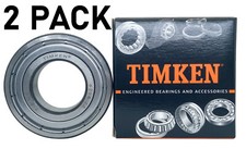  2 PACK New TIMKEN 6206-ZZ 30X62X16MM Double Metal Seal Bearings Free Shipping