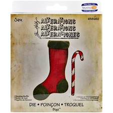 Sizzix Bigz Stocking Stuffer die #658262 Retail $22.99 Cuts fabric, by Tim Holtz