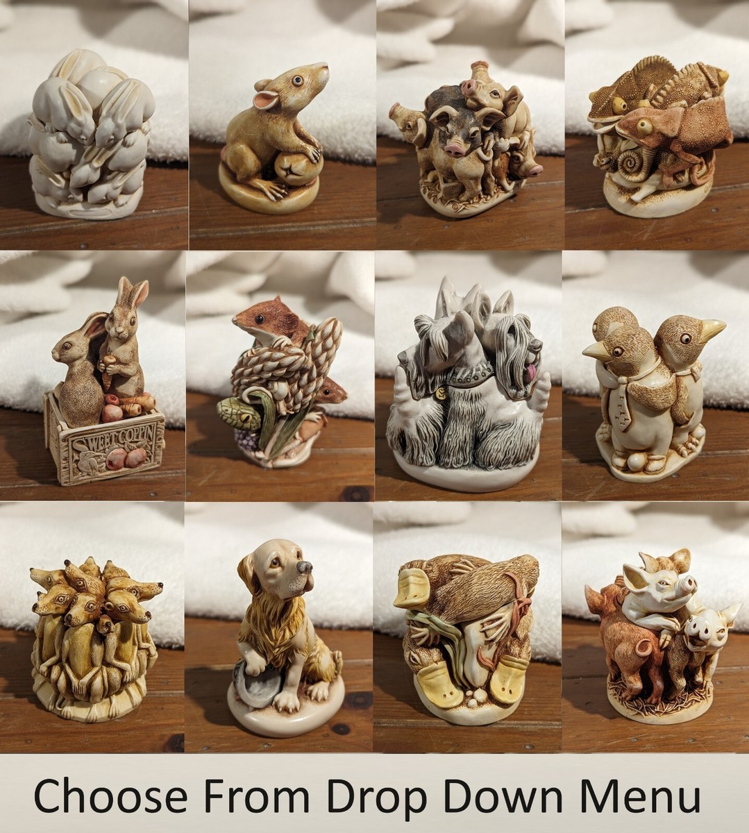 美女と野獣　HARMONY KINGDOM Harmony Kingdom Ball Pot Belly Figurine World Animals Farm Wild