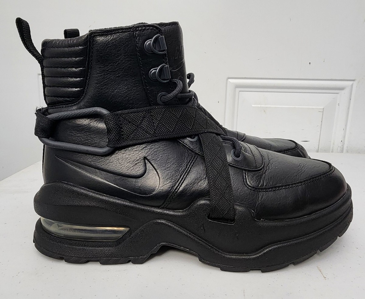 Nike Air Max Goadome Anthracite Leather Boots Women's Size 6.5 | eBay