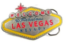 2003 Welcome To Fabulous Las Vegas Belt Buckle By GABC 81716