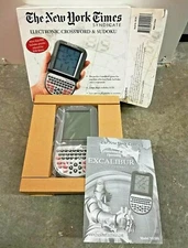Electronic Crossword & Sudoku Game New York Times Syndicate NY10S w/ Manual NIB